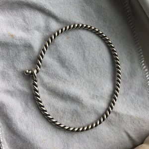 James Avery Twisted Wire Hook-On Bracelet